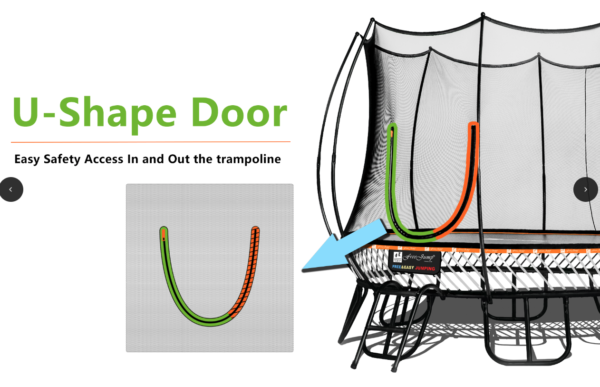 Trampoline: Round 10ft Springless with Enclosure - Image 6